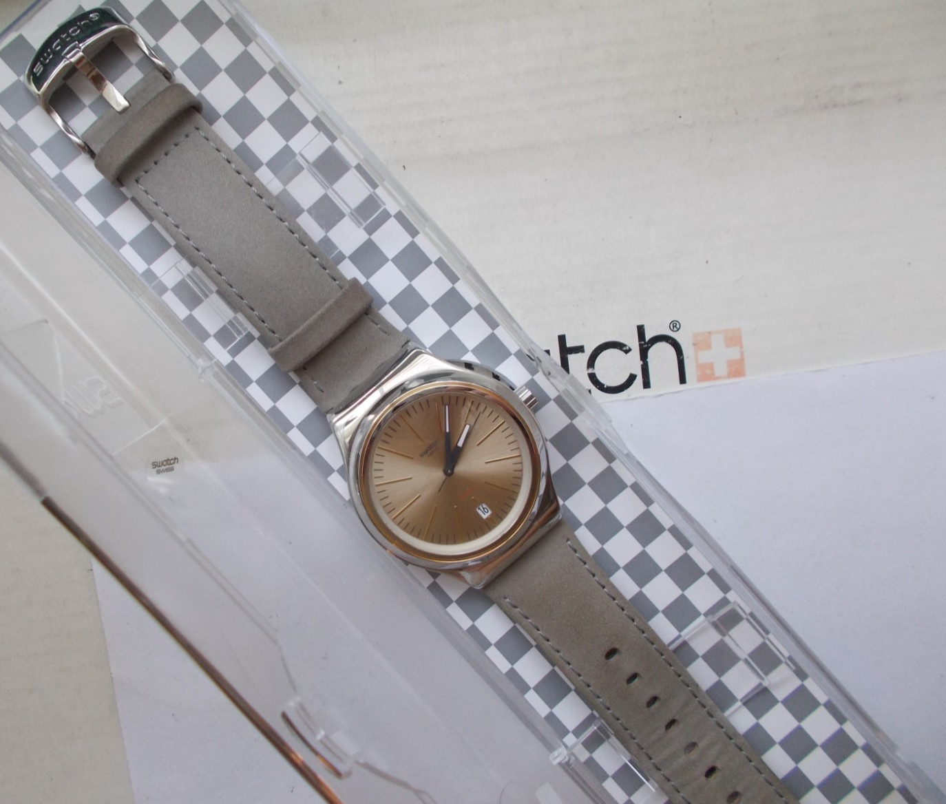 IRONY AUTOMATIC SISTEM51 SWATCH ” SISTEM SAND ” EXCELLENT BOX WOW L@@K RARE