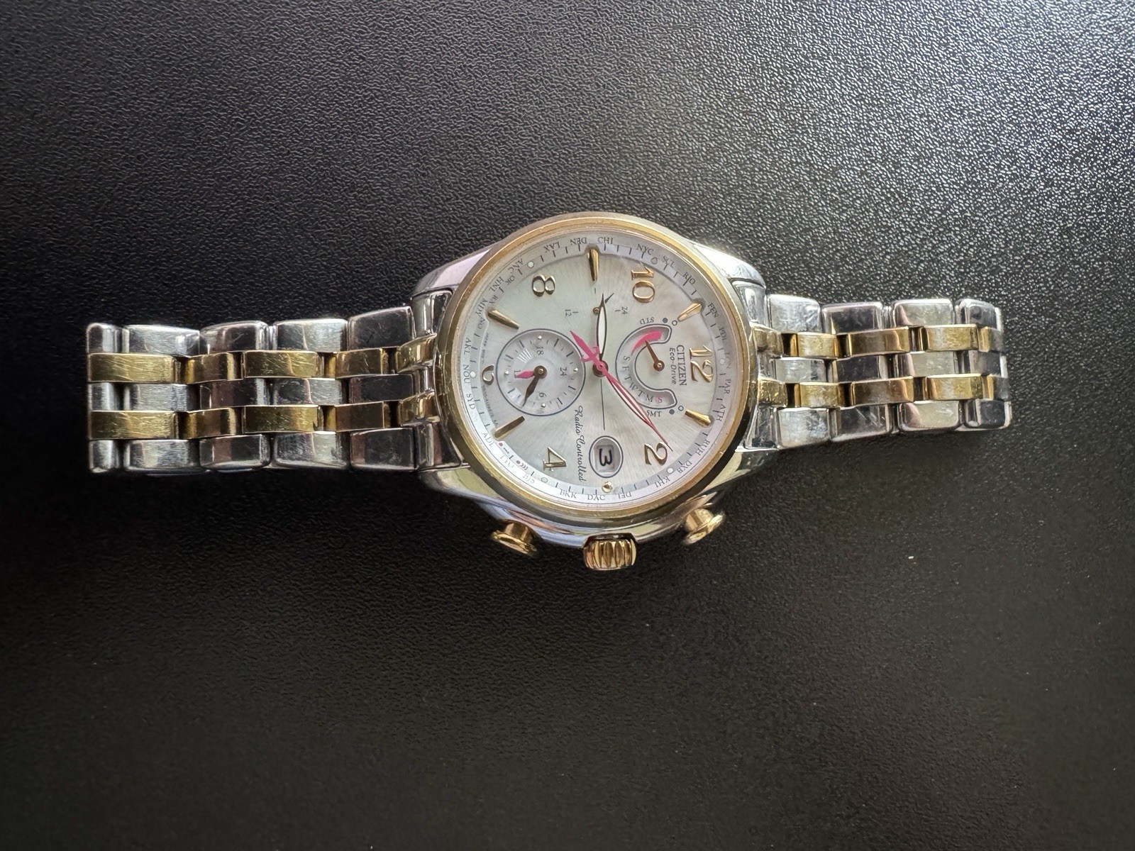 Citizen Eco Drive Radio Controlled Two Toned Dress Watch (needs time setting)