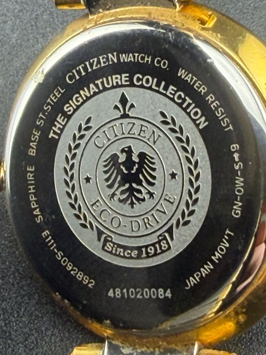 Citizen Eco-Drive Marne Two-Tone Diamond E111-S092892 Signature Model EO1116-57A