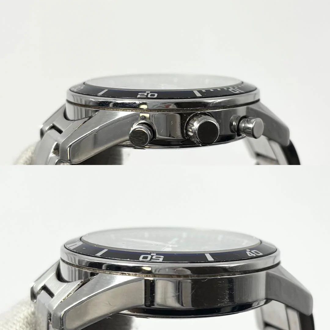 CITIZEN H500-S061083 Eco-Drive Quartz Chronograph Black Dial Approx 1.57in