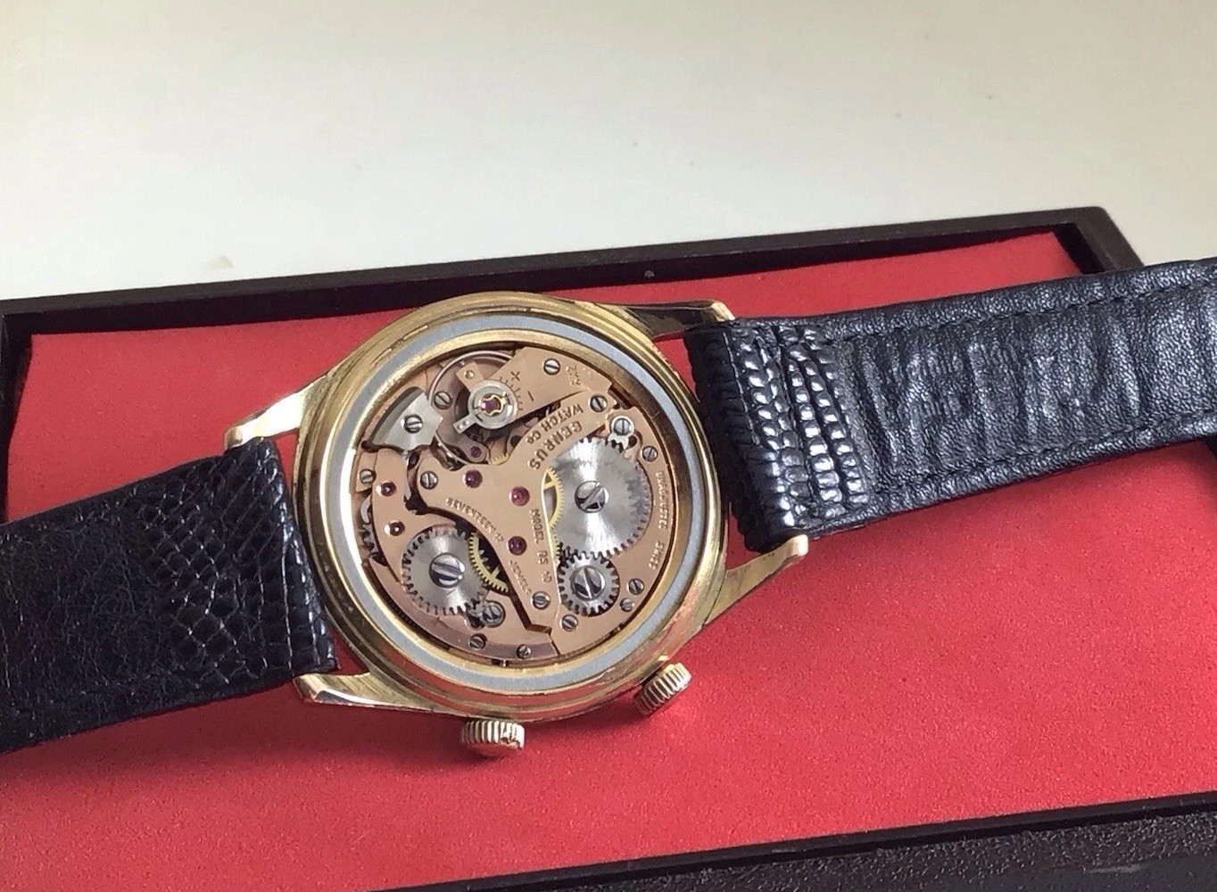 Vintage BENRUS WRIST ALARM Mod. DS10,Ref.3021,Cal.AS 1475, 17J,Ca.1960s,Working.