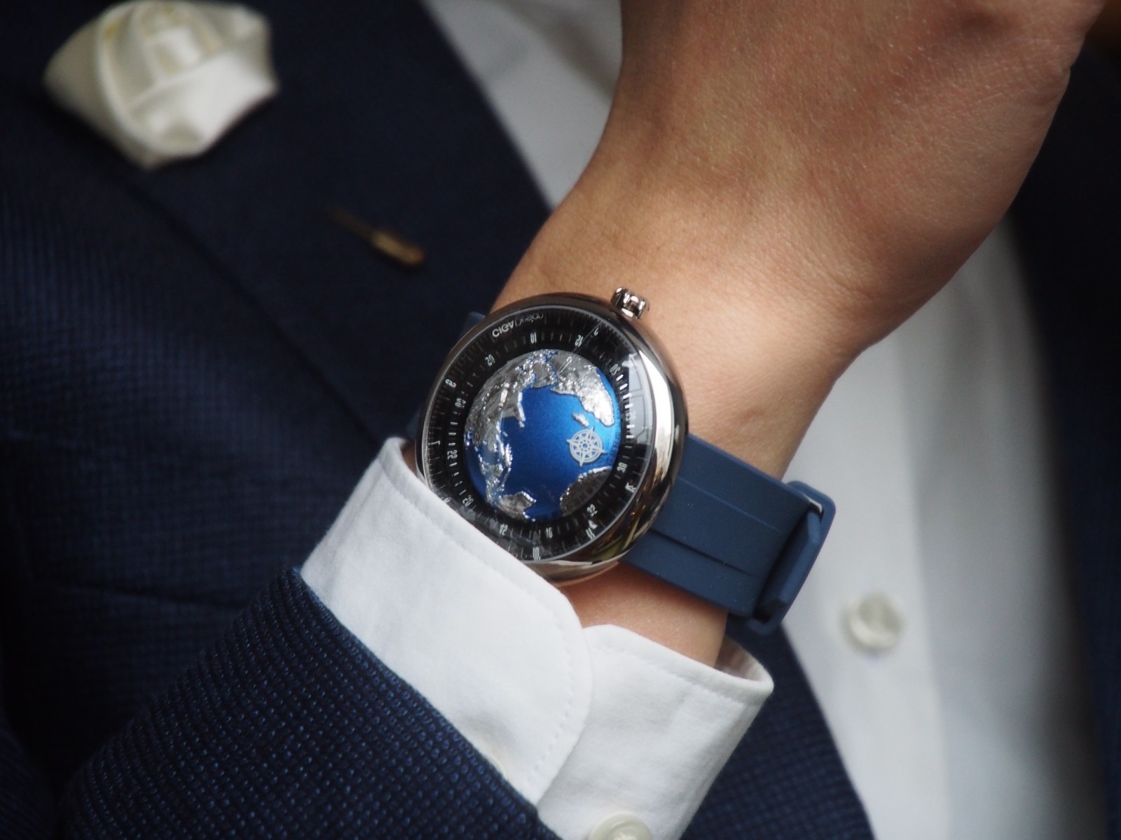 (TITANIUM) CIGA design Blue Planet II Gen 2 Lumed Dial GPHG Award, EU Warehouse