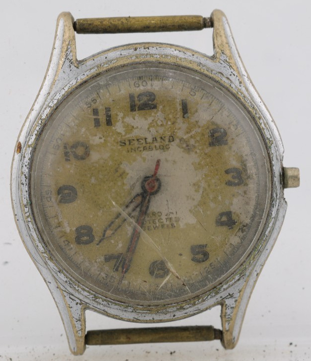 SEELAND SWISS MILITARY WRIST WATCH, 32.5mm 16mm LUG, FOR REPAIR (LW)