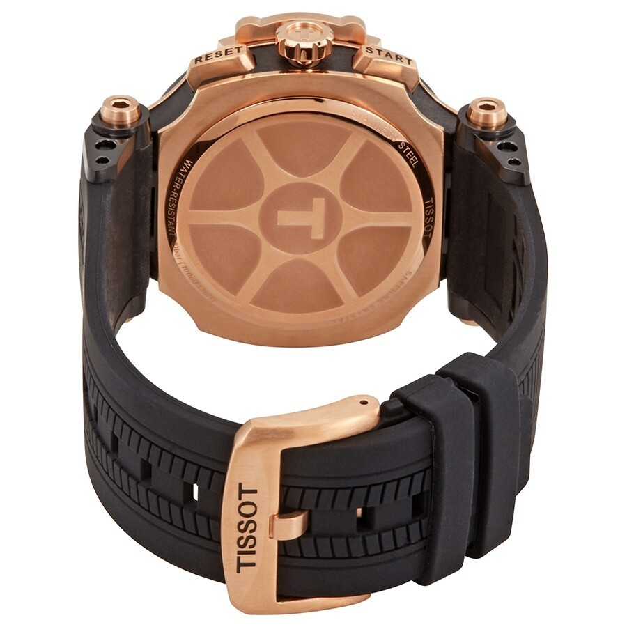 Tissot T-Race GTS Rose-Gold Black Rubber Men’s Watch ‎T1154173705100