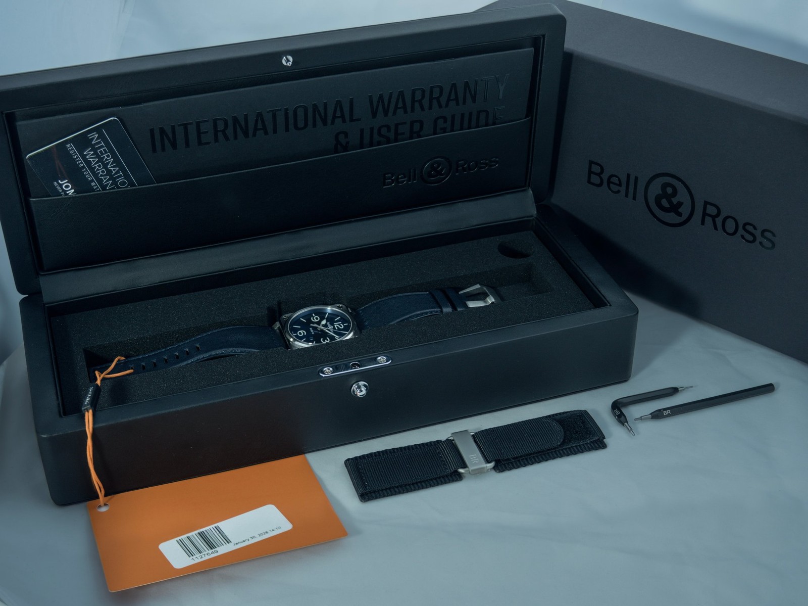 Bell & Ross BR03-92 Blue Steel BR0392-BLU-ST/SCA