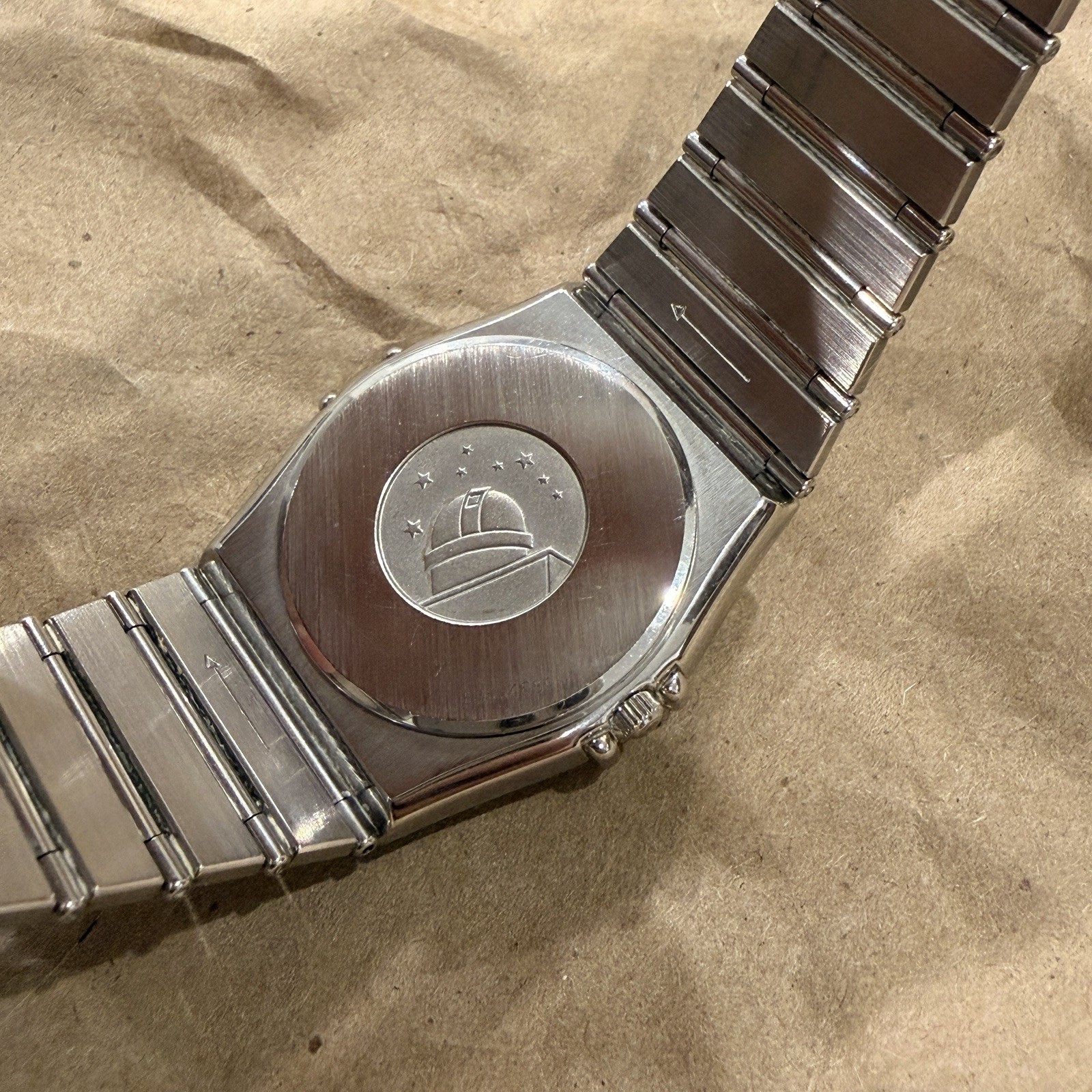 OMEGA Vintage Constellation Battery Watch Stainless Steel WORKING