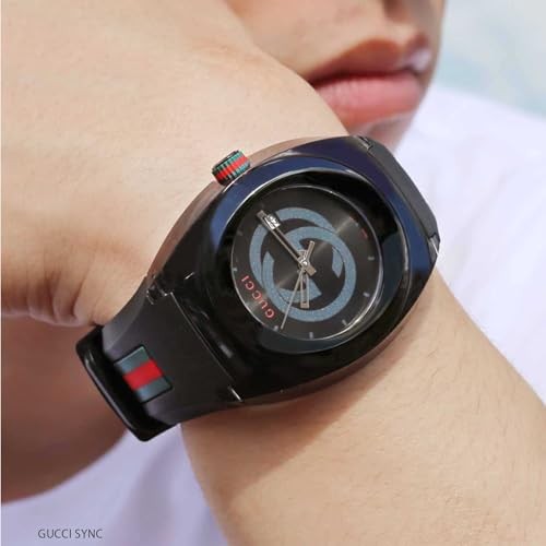 GUCCI YA137101 Black Stainless Steel Unisex Watch New in Box