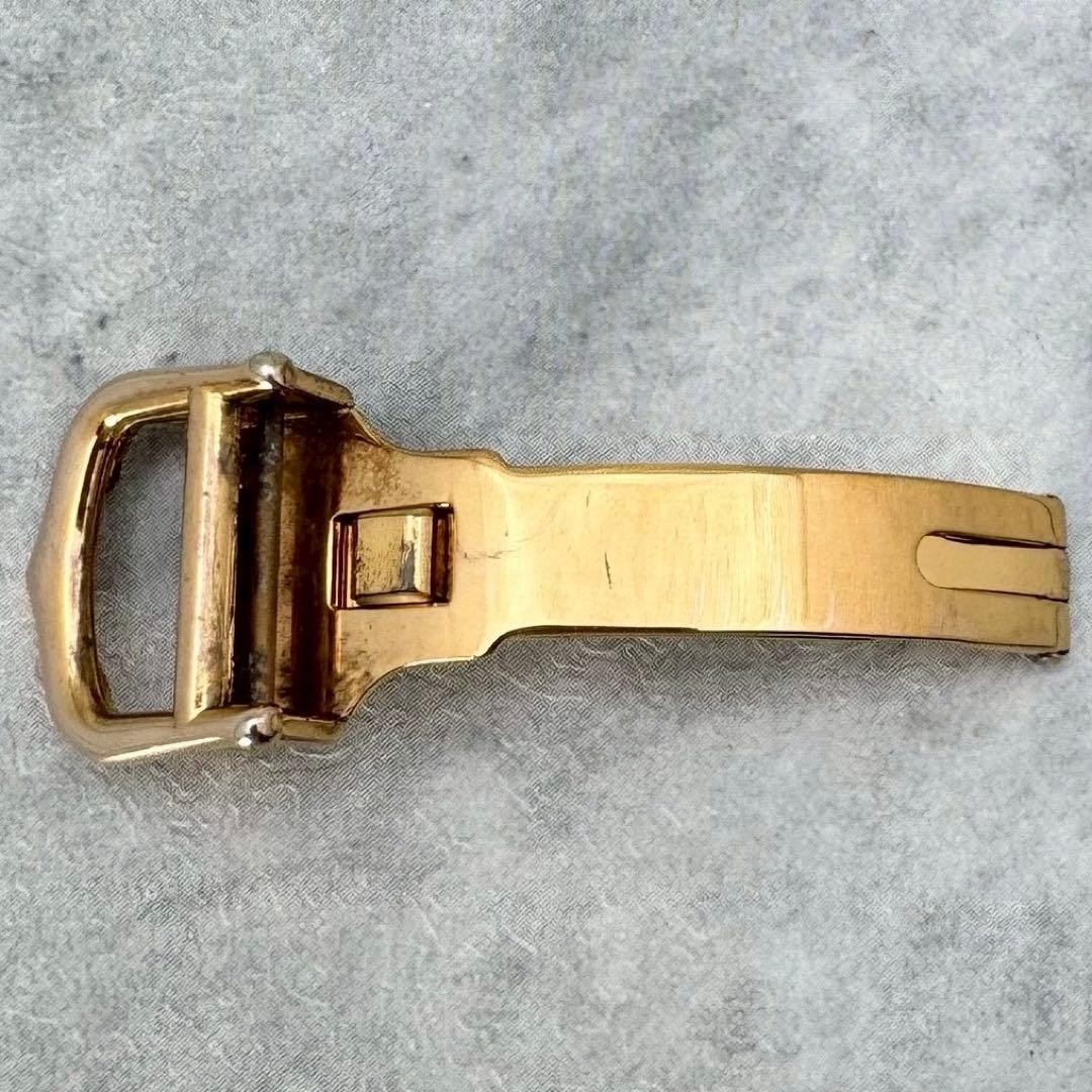 Cartier D-Buckle 14mm Gold Stainless Steel Watch Clasp Japan 071221