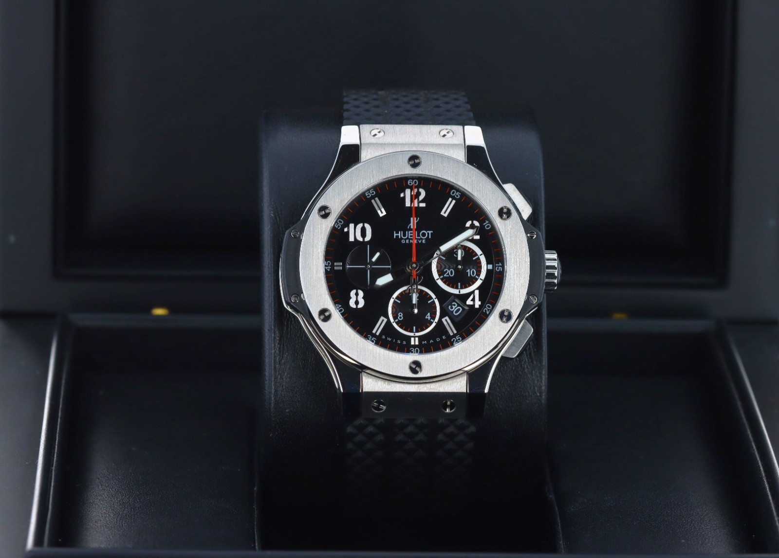 Hublot Big Bang Chronograph 44.5mm, Black Dial – Stainless Steel, 301.SX.130.RX