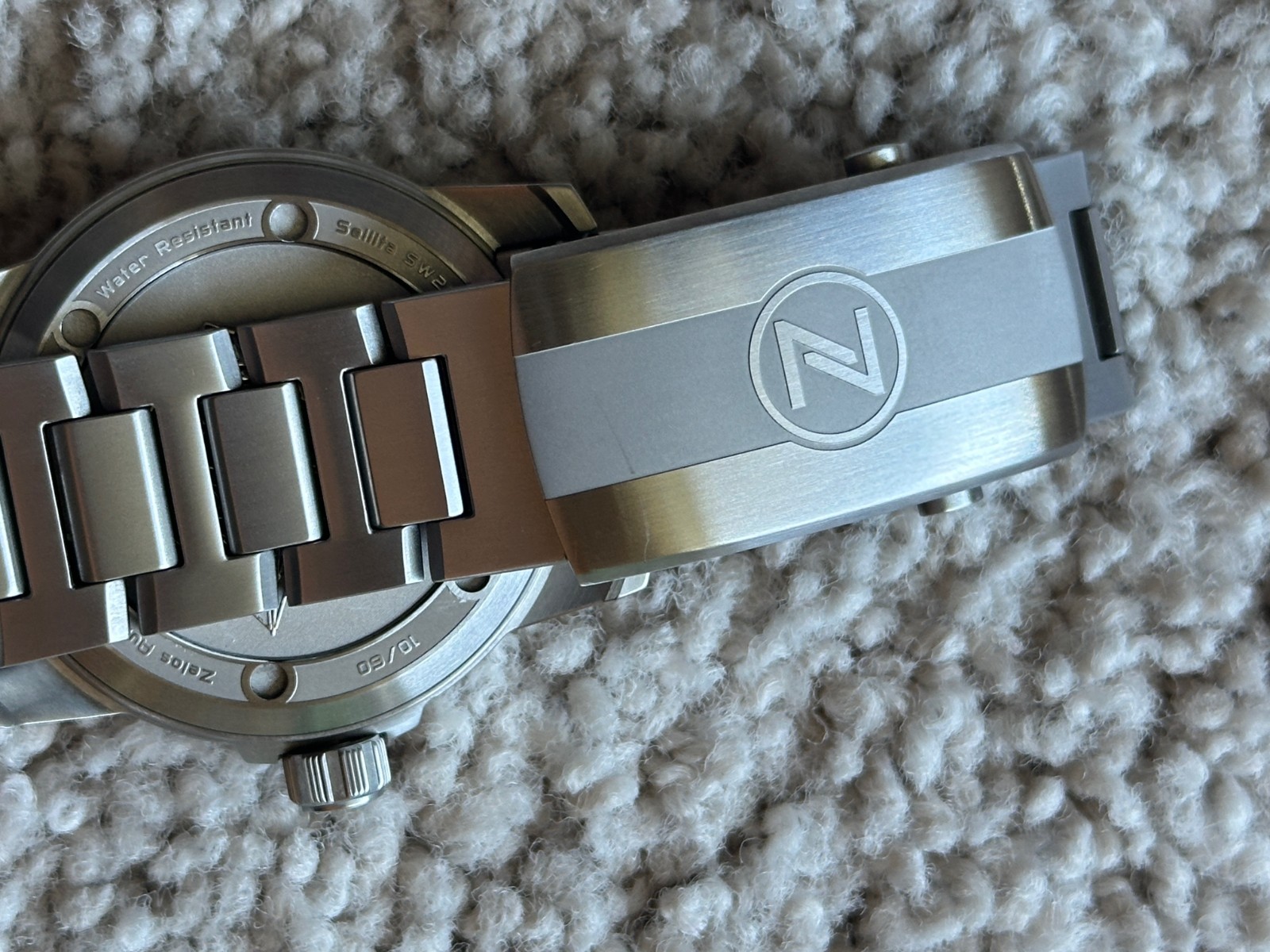 Zelos Aurora Moonphase Ti Eclipse Grey 39MM Titanium