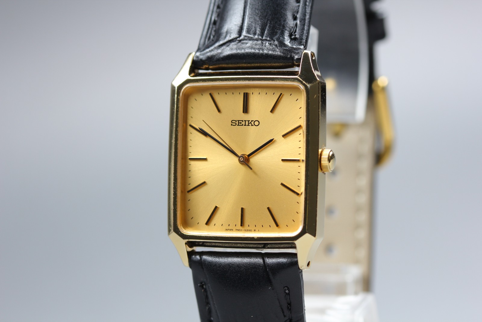[Near MINT] Seiko Spirit 7N01-5180 Gold Dial Quartz Men’s Watch From JAPAN
