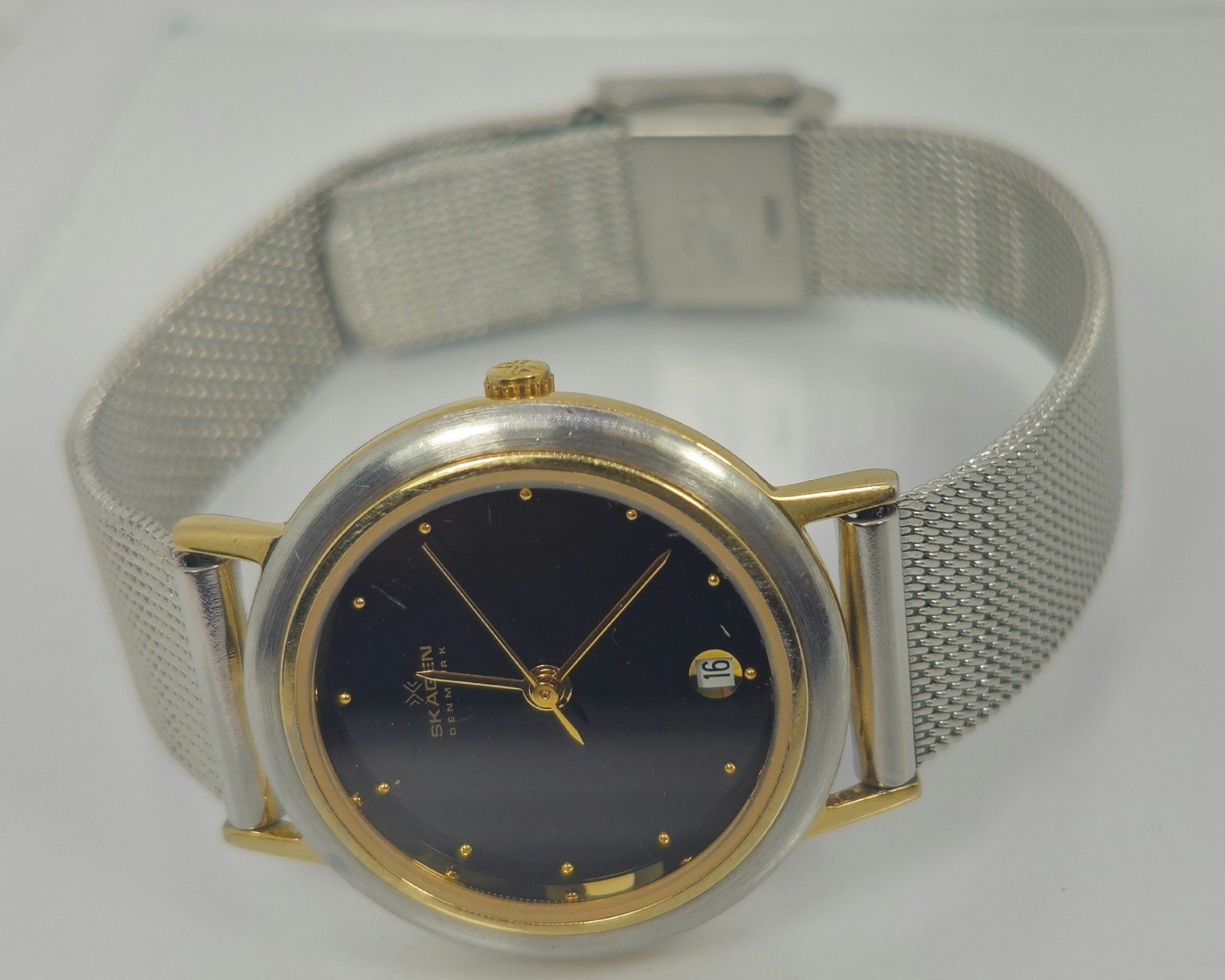 Skagen Women’s Analog Quartz Dress Watch Silver Stainless Steel Mesh Band