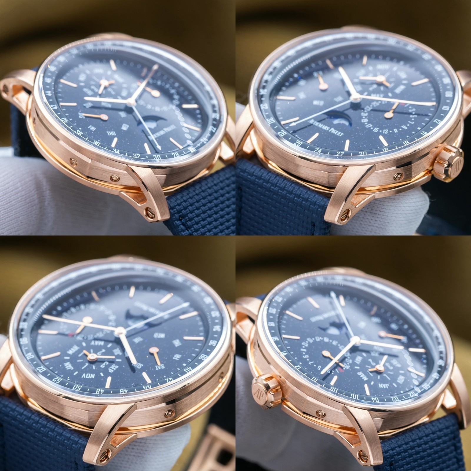 Audemars Piguet Code 11.59 Perpetual Rose Gold 41 Blue Dial Full Set AP 26394OR