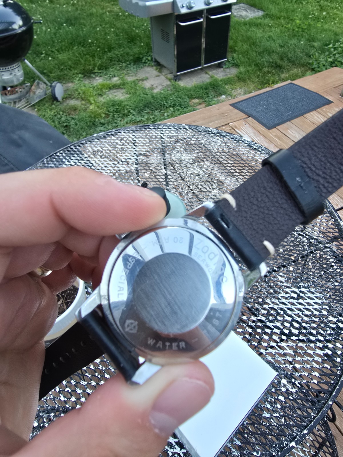 Zodiac Sea Wolf, Vintage 1960’s, 722-916, Hacking, Black Dial, Date, Serviced