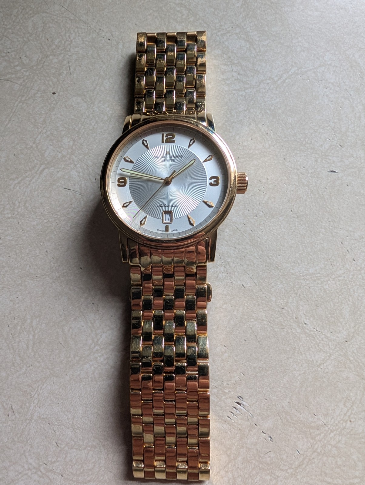 JACQUES LEMANS G-138 MENS AUTOMATIC WATCH