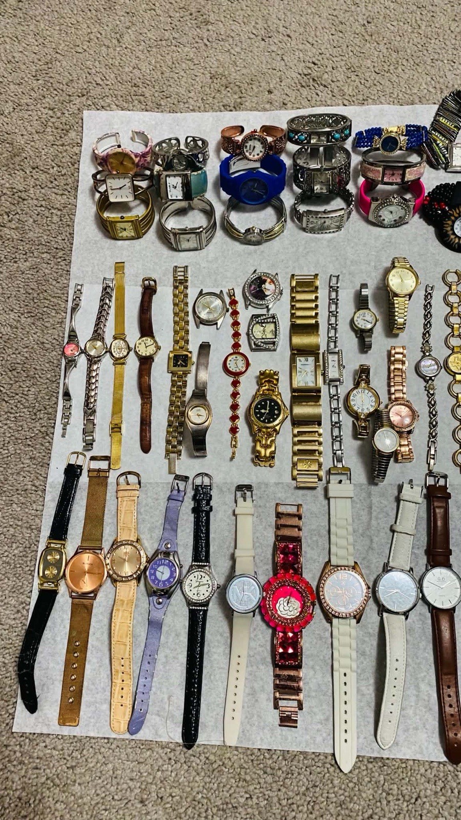 Lot Of 68 Womens Men’s Untested Lot Fashion Some Work Some For Parts