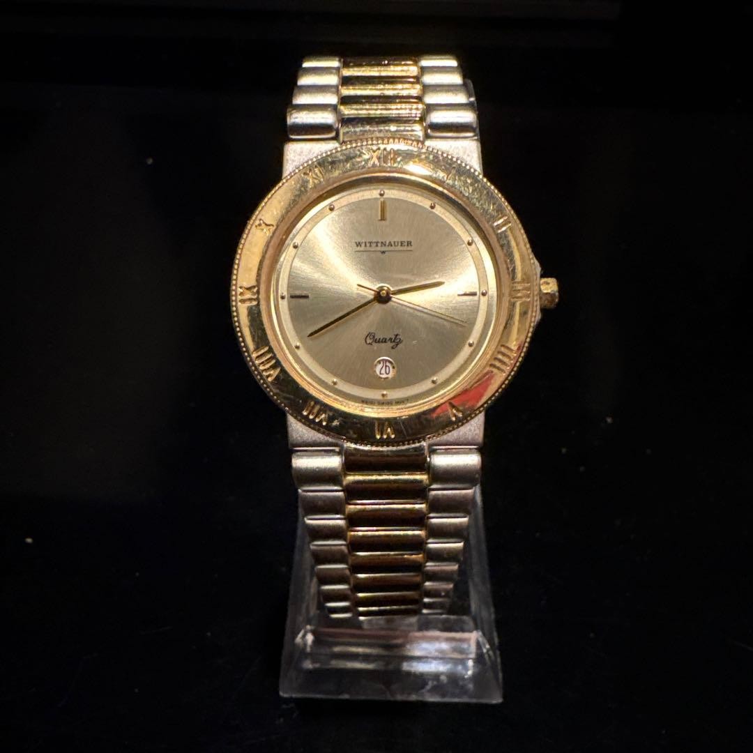 ⭐️ (Excellent Condition) Wittnauer Quartz Round 3-Hand Watch 【USED】