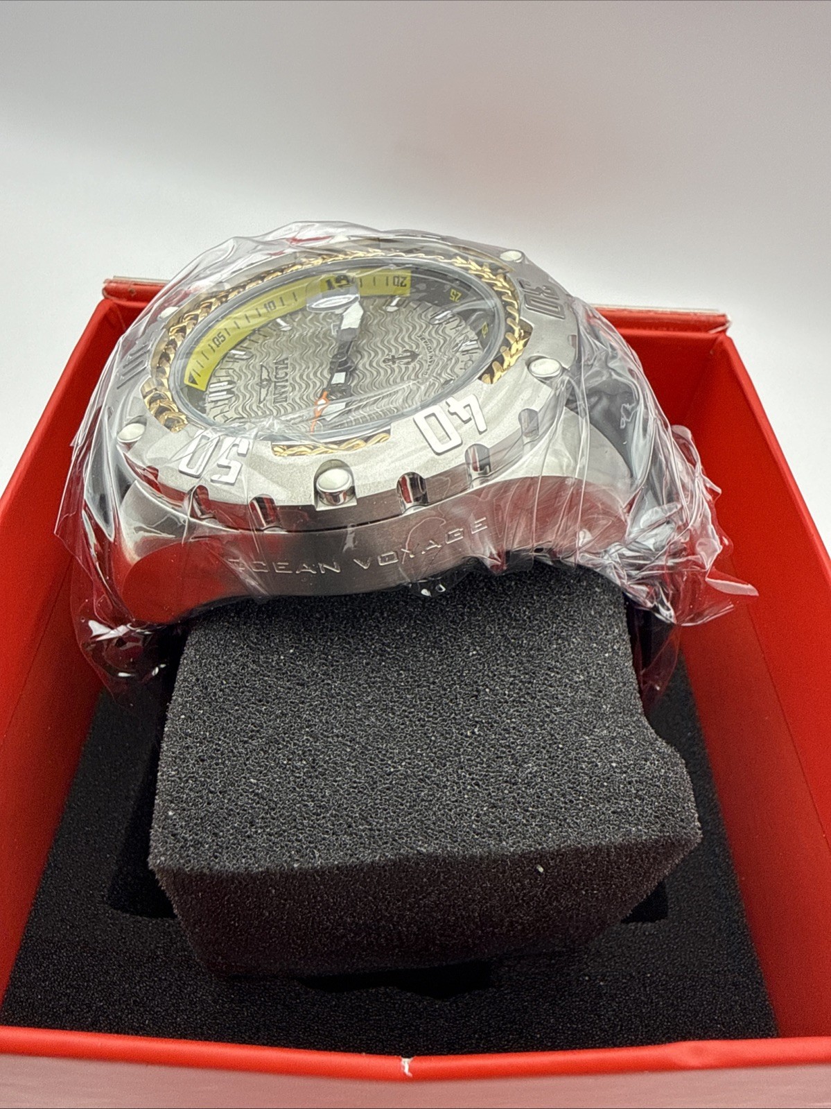 Invicta Ocean Voyage Wrist watch Men’s 52 mm S/S & Gold tone 48016 Rare