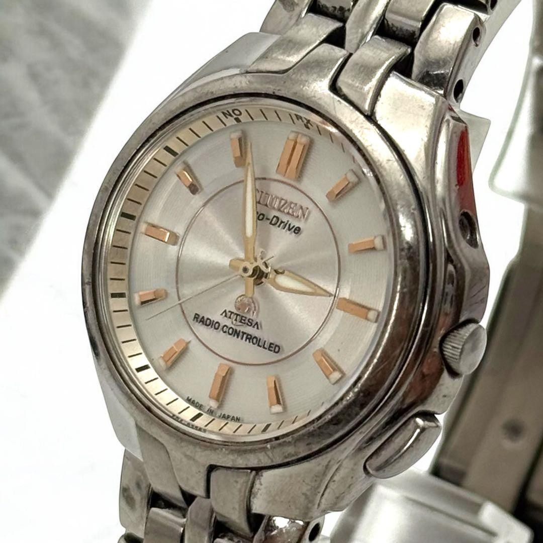 CITIZEN Attesa Radio-Controlled Solar Watch, Excellent Condition, Women’s Ec