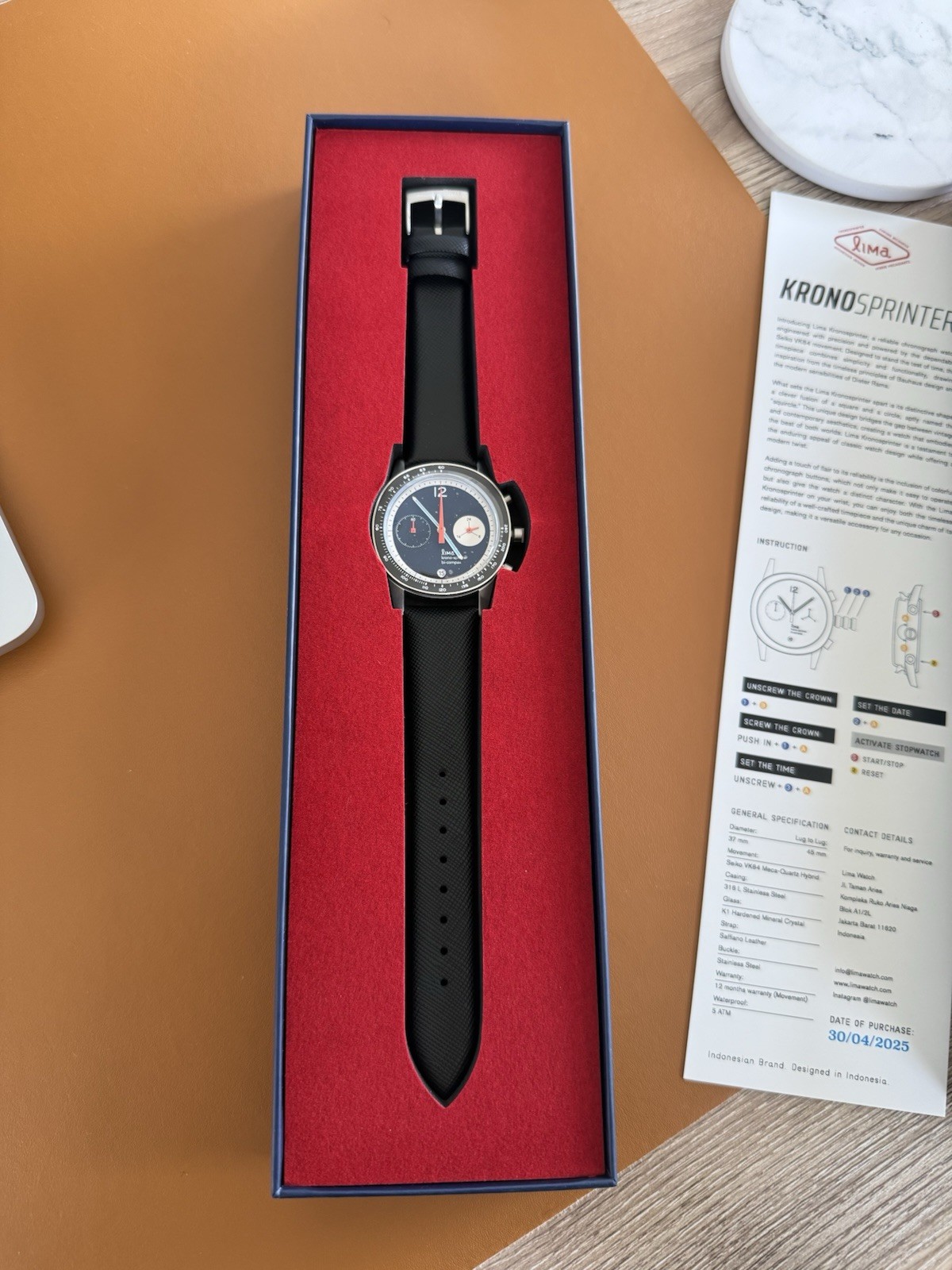 Lima Watch KRONOSPRINTER NEWMAN BLACK