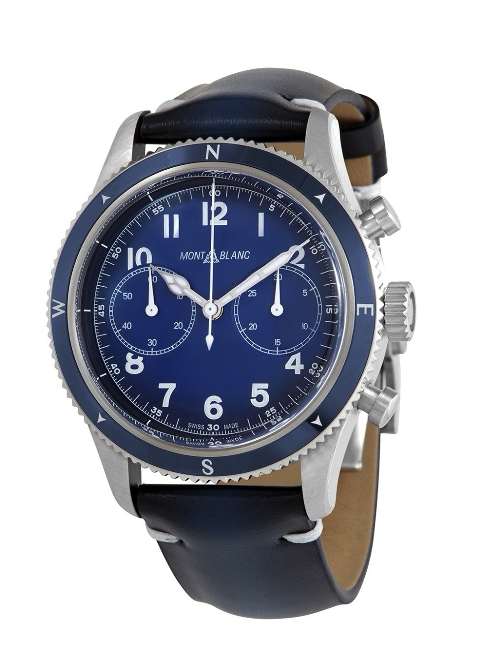 Montblanc 1858 Chronograph Automatic Blue Dial Men’s Watch