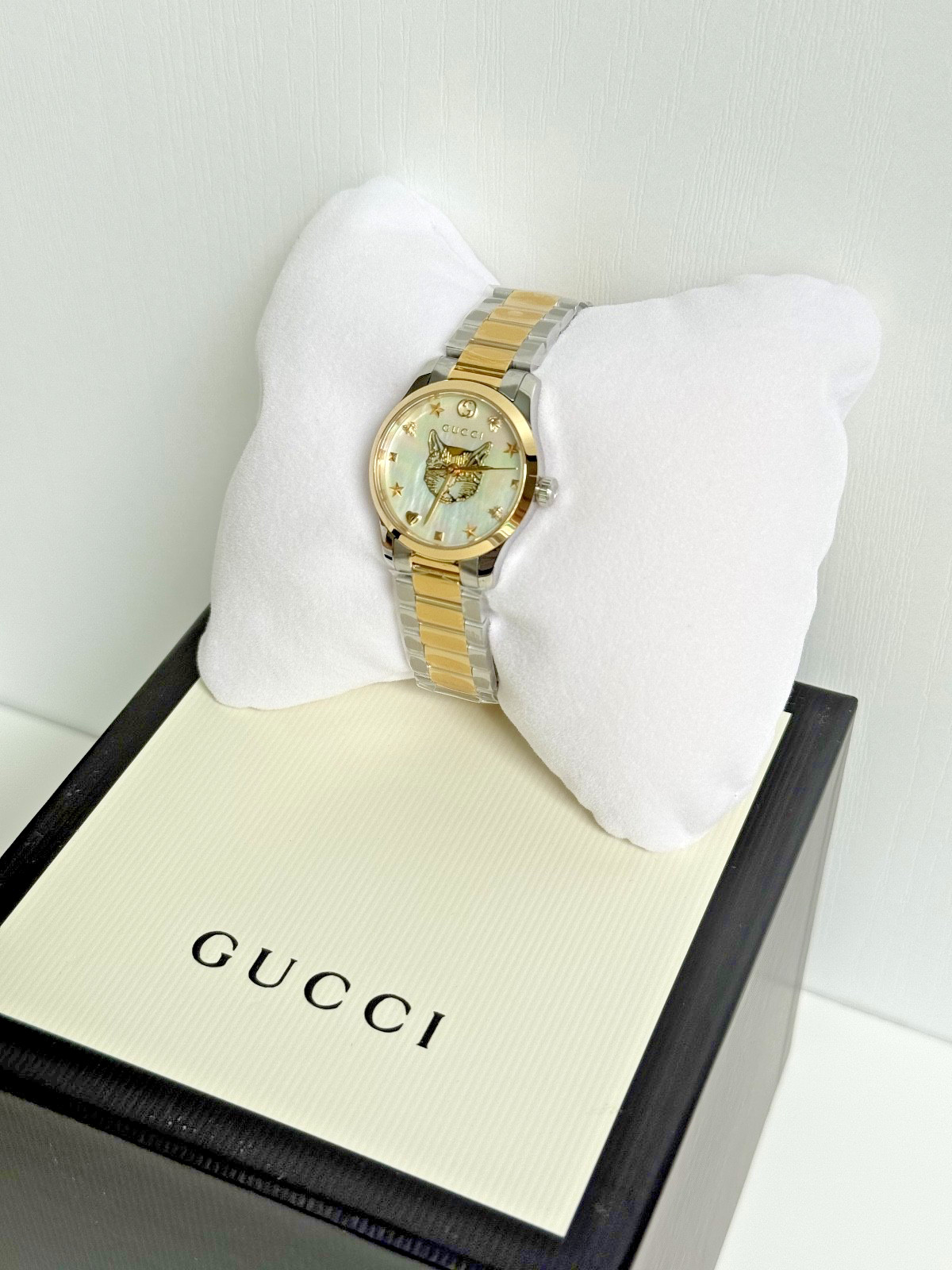 Gucci G-timeless YA1265012 27mm Stainless Steel Case and Band Women’s Watch