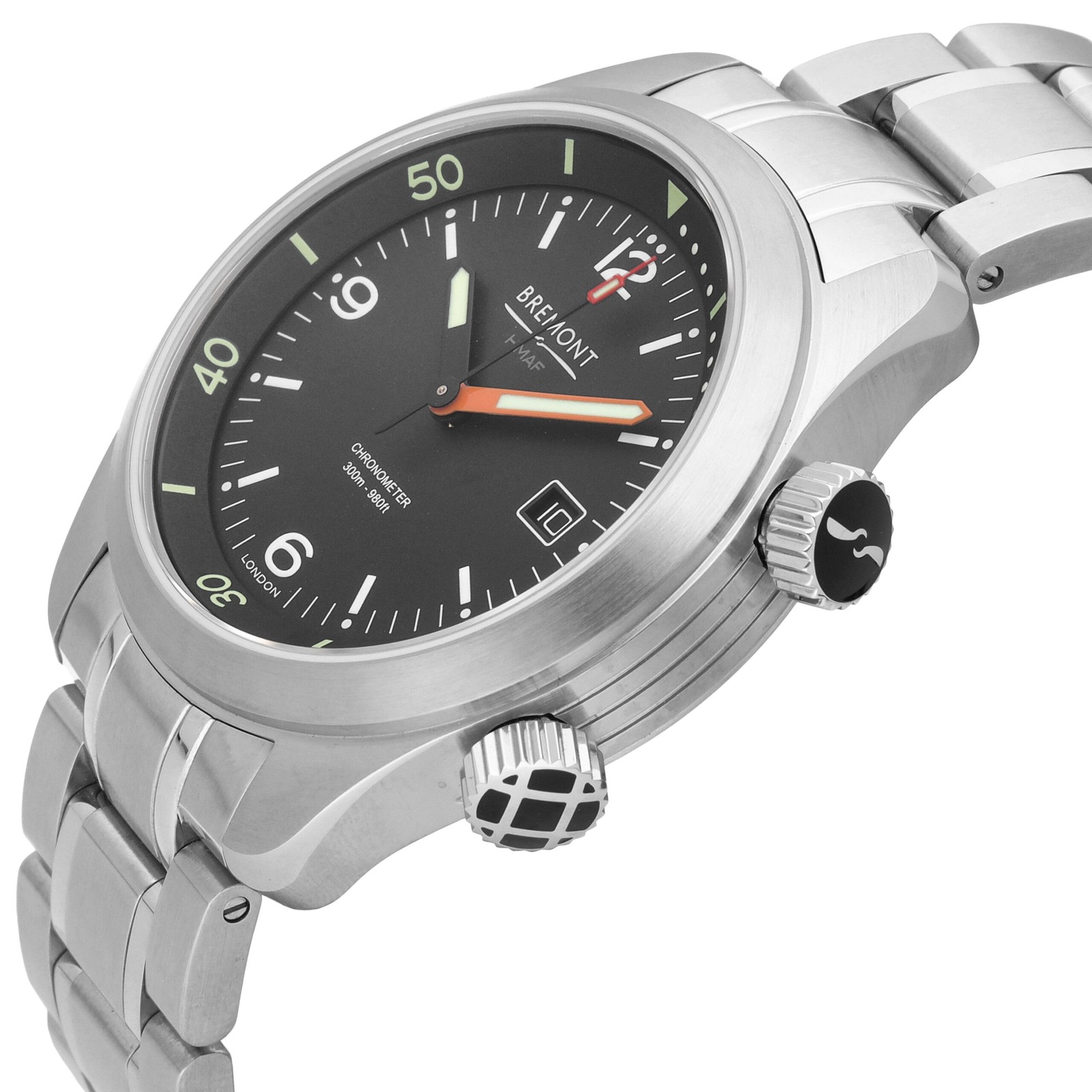 Bremont Argonaut Azure Black Dial 42mm Automatic Men’s Watch ARGONAUT-B