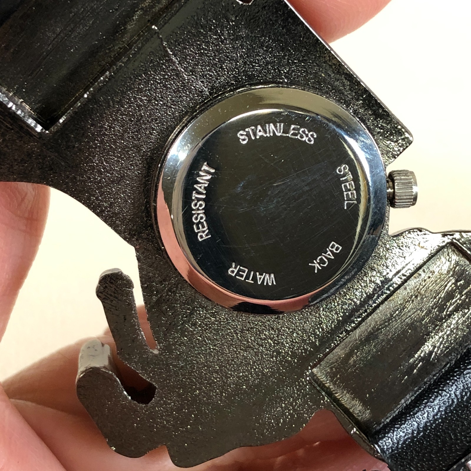 Vintage Da Vanci Men Dress Leather Motorcycle Quartz Analog 28mm Watch 7 1/4″