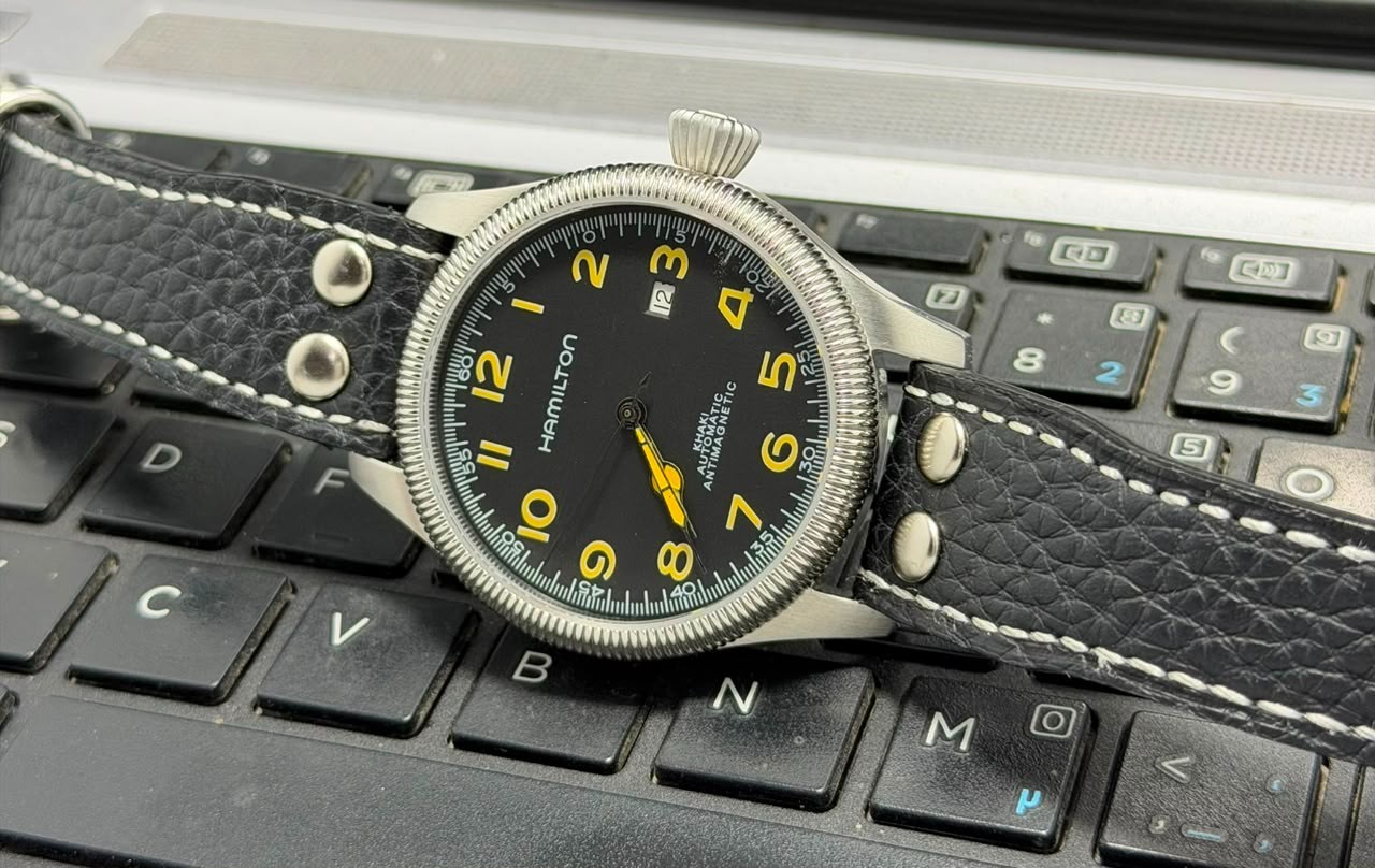 Hamilton Khaki Payoneer Black Dail Automatic Man’s Watch
