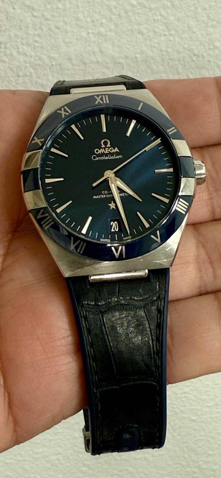 Omega Constellation Automatic Chronometer Blue Dial Men’s Watch