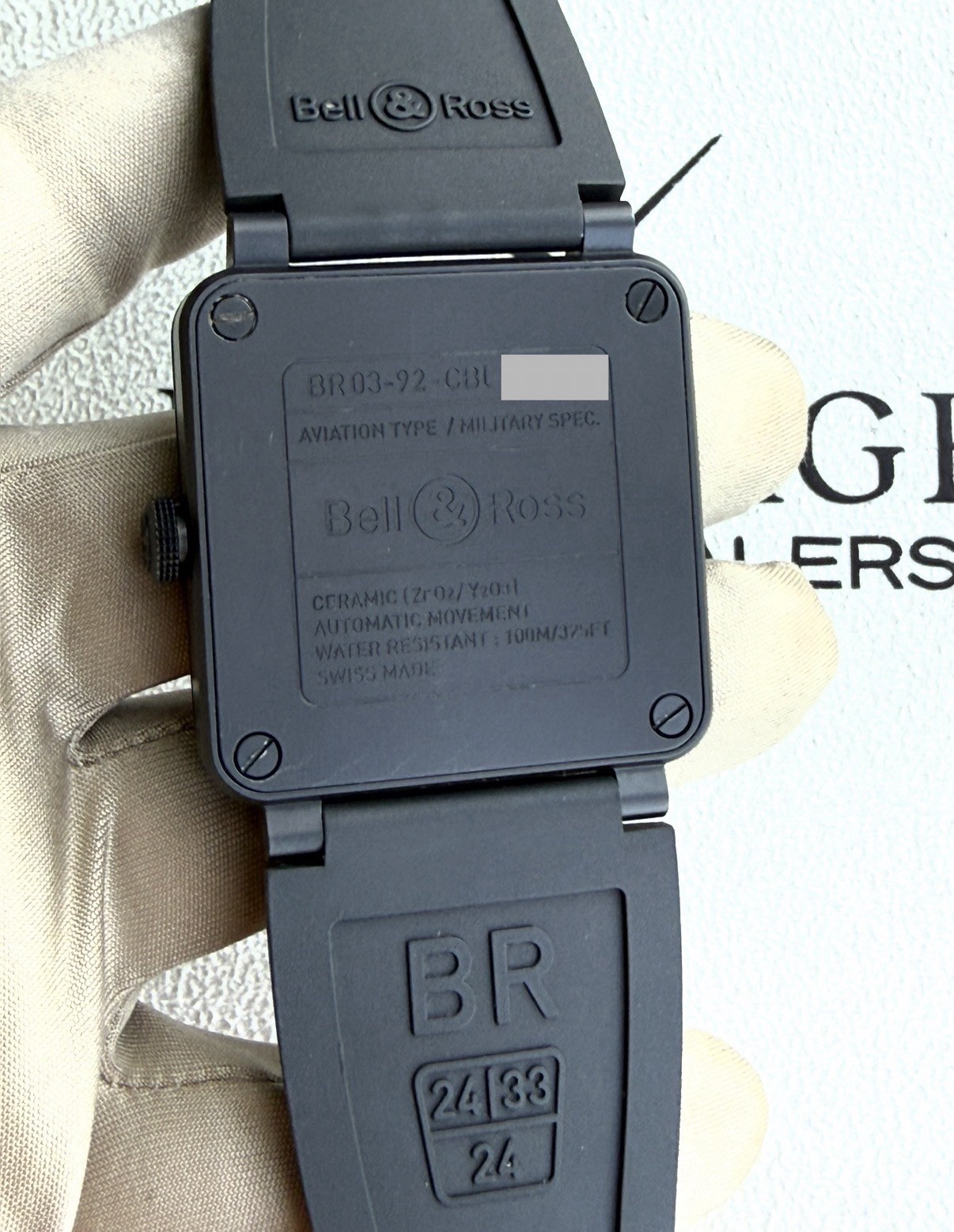 Bell & Ross BR0392-BL-CE Men’s Matte Black Watch