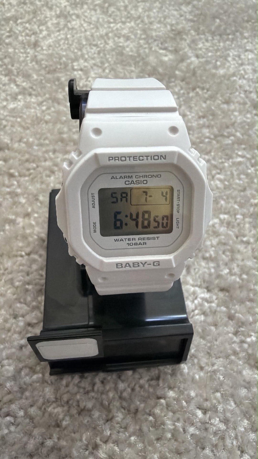 Casio BGD-565U-7 Women’s G-Shock Watch – White – Retro Style