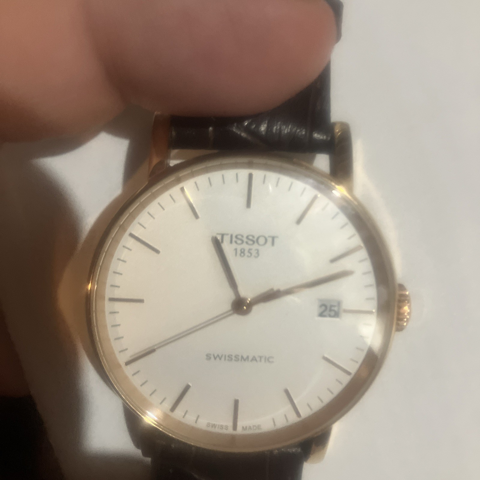 tissot mens watch automatic gold used vintage