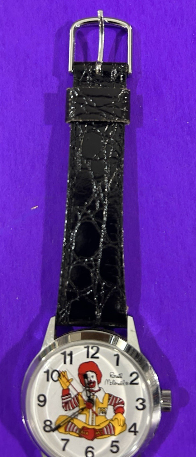 Vintage Ronald McDonald Watch: NONE Like THIS on eBay !! Barely Worn: LOOK !!
