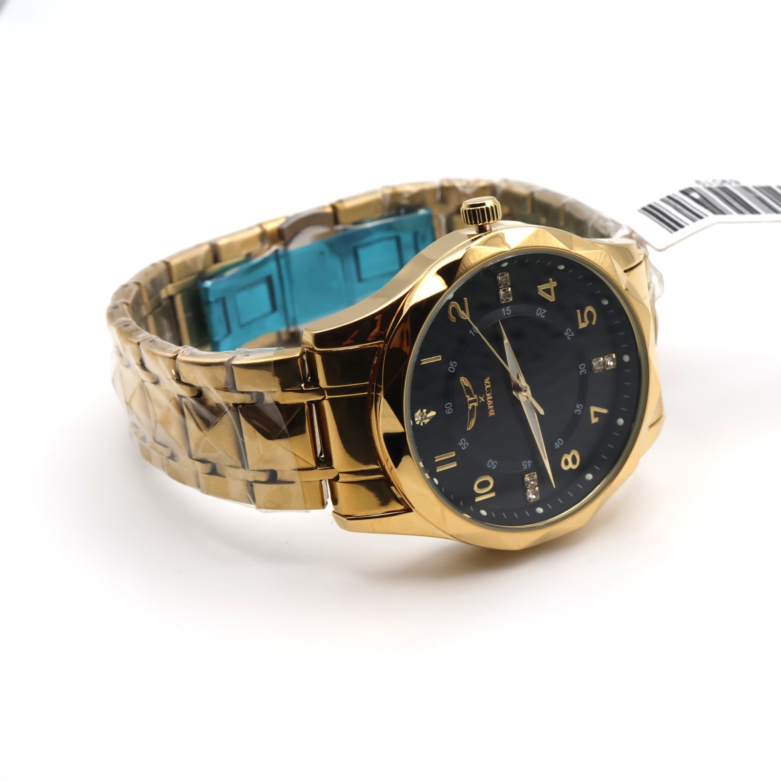 Invicta Specialty 69019 41mm Gold Tone Black Dial Stainless Steel Quartz