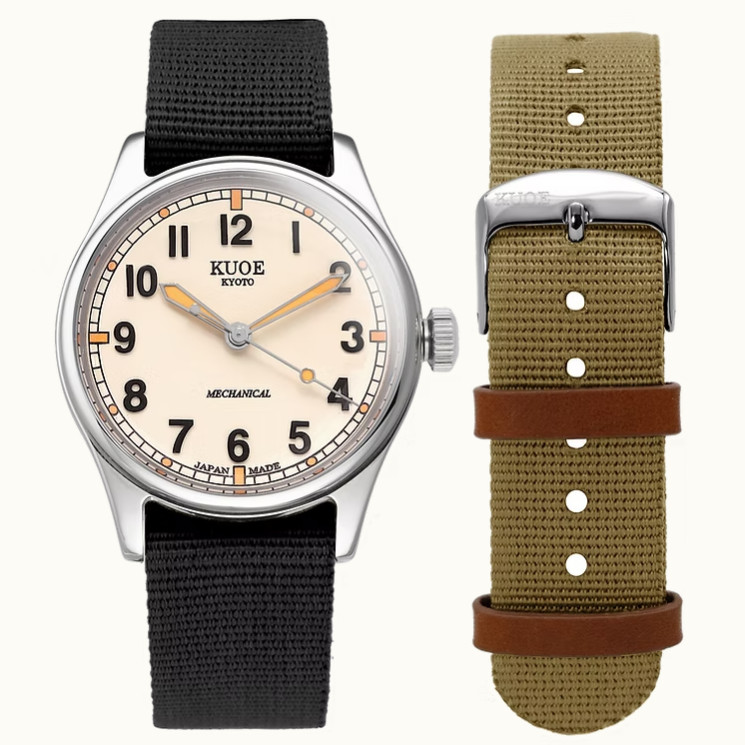 KUOE OLD SMITH 90-002 Large size Watch NEW with replacement belt Unisex
