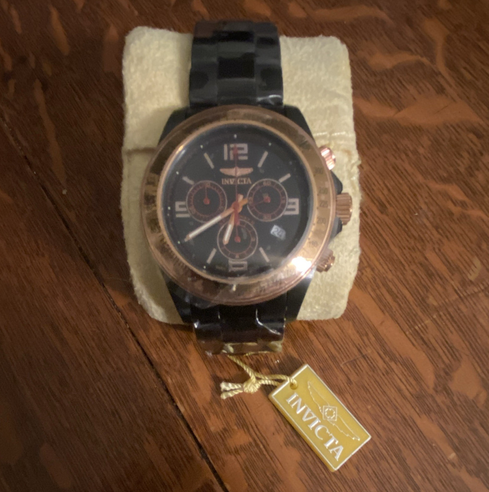 Invicta Speedway II 4322 Men’s Chronograph Quartz Watch Black Steel