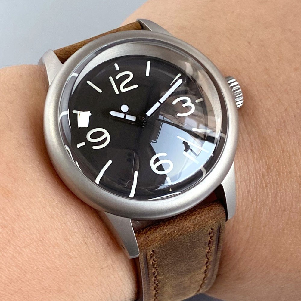 Japan NH35A Black 20BAR Diving 36mm ‌Vintage Mechanical Men Watch Domed Sapphire