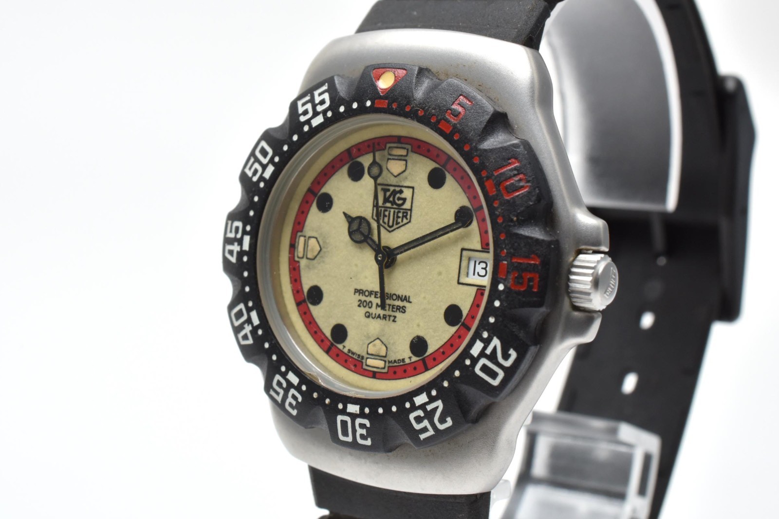 【Exc+5】 TAG Heuer Formula 1 WA1211 Cream Dial 200m Mens Quartz Watch From Japan