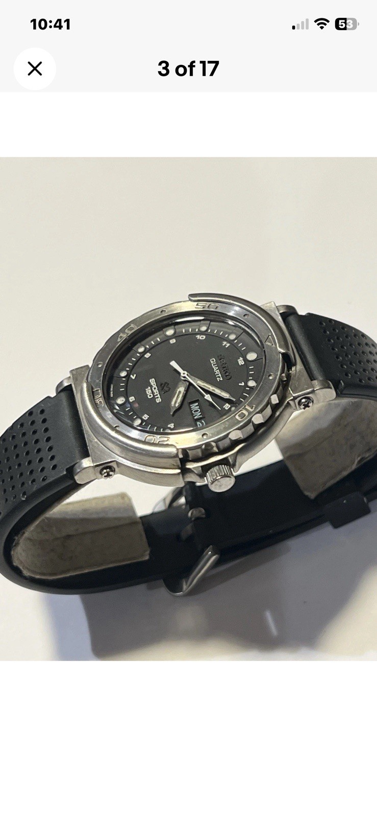 Rare Vintage Shrouded Seiko 5H23-8160 — Mini “Tuna Can” (April 1987)
