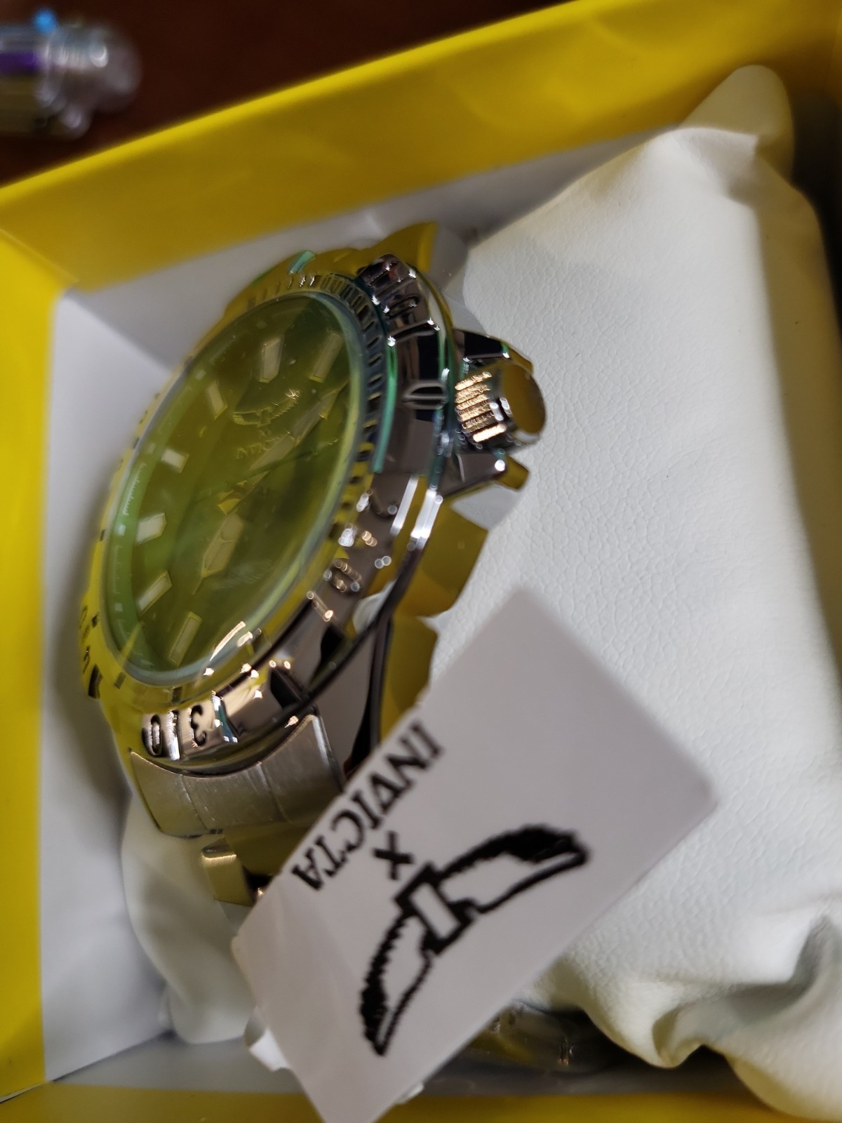 Invicta Specialty I by Invicta Men’s Watch – 42mm 69042 SS W/Green Dial New!!