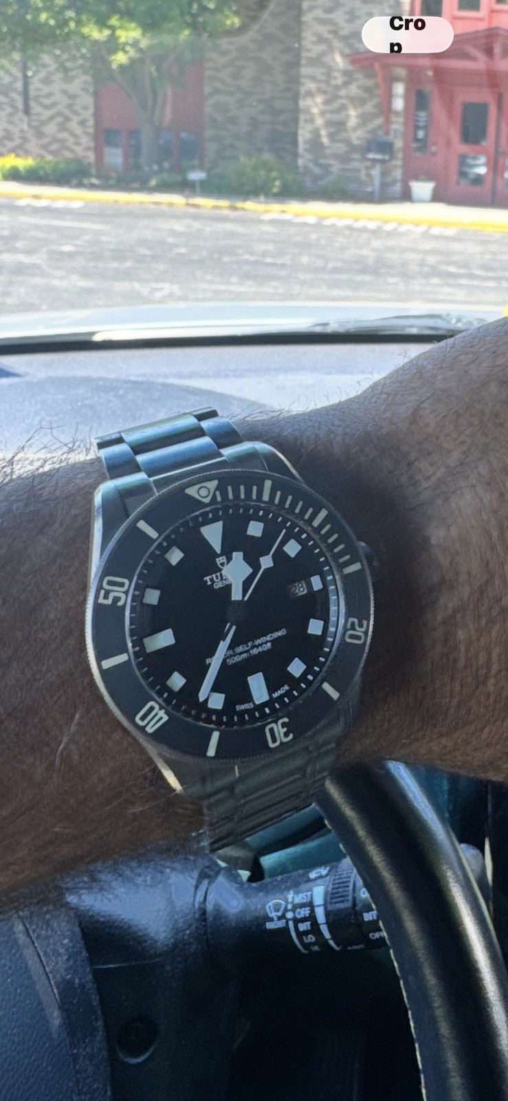 Tudor Pelagos 25500TN 42mm Black Dial 500m Auto Date Diver Watch w/ Box & Papers