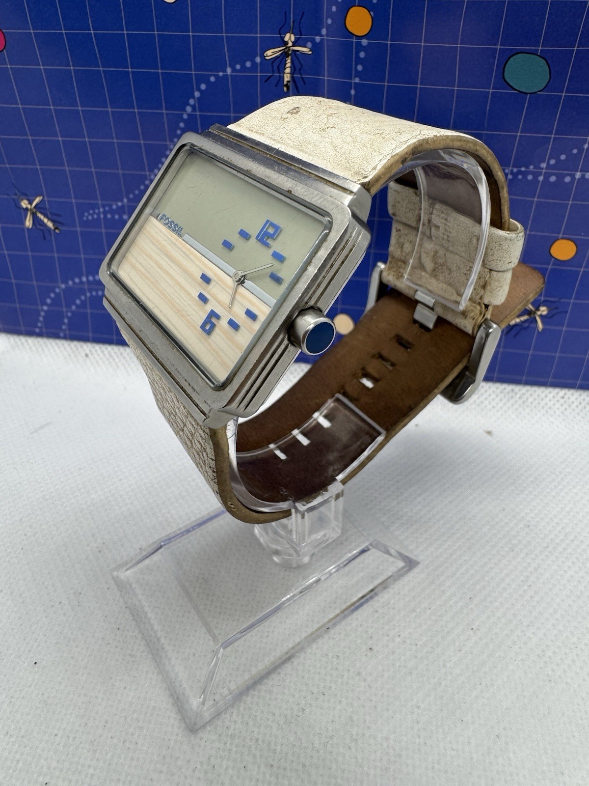 Rare Fossil Watch JR-9445 Working