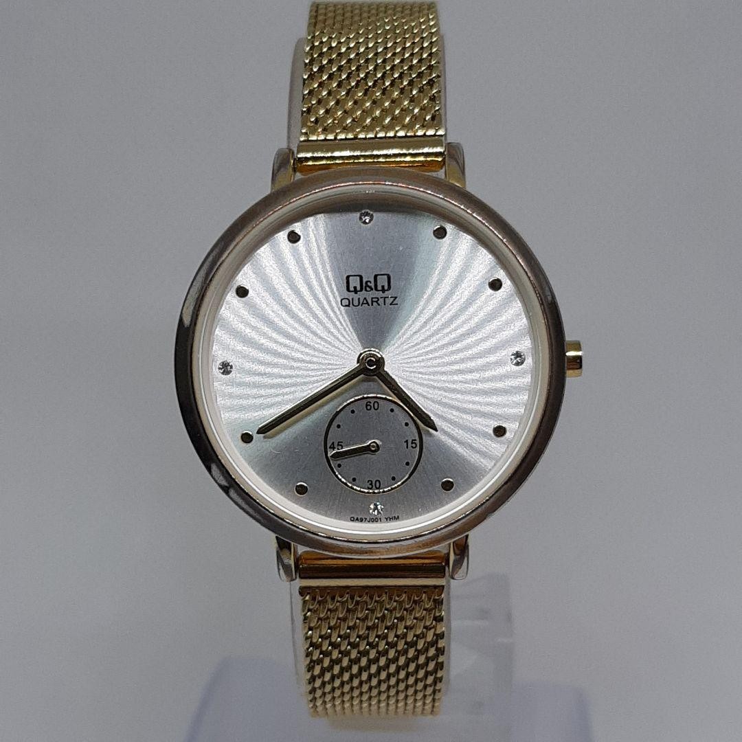 Citizen Q&Q Women’s Watch, Gold, Mesh Strap, Working Condition nu