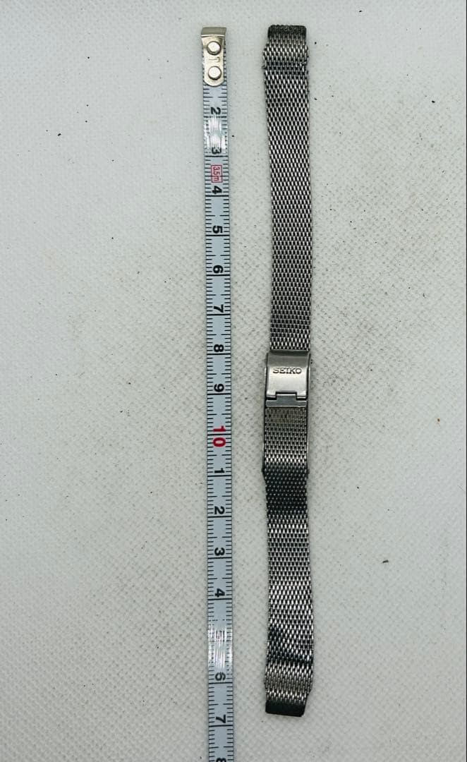 SEIKO watch strap, 10mm lug width, metal mesh strap, XHM060