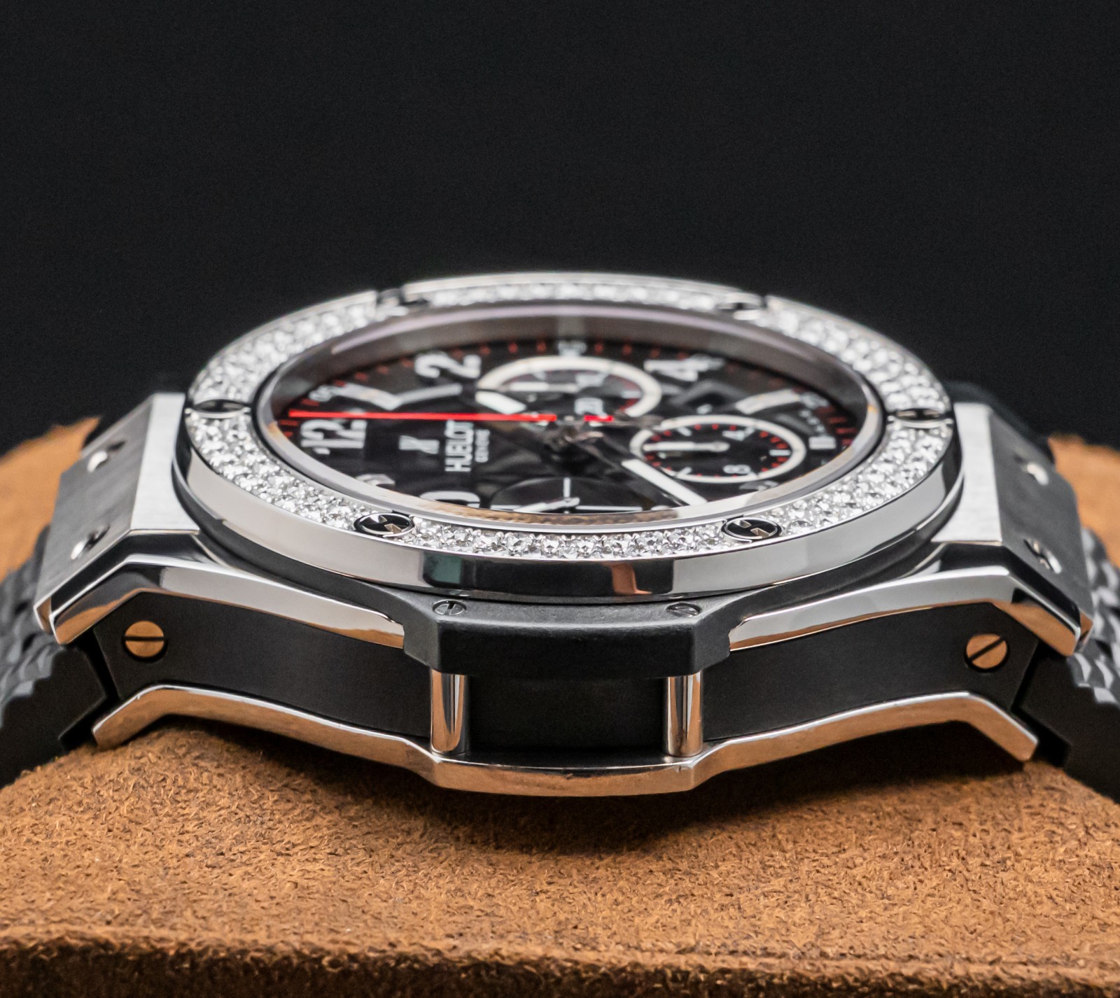 Hublot Big Bang 44 Original Diamond $20K MSRP FACTORY-SET 301.SX.130.RX.114
