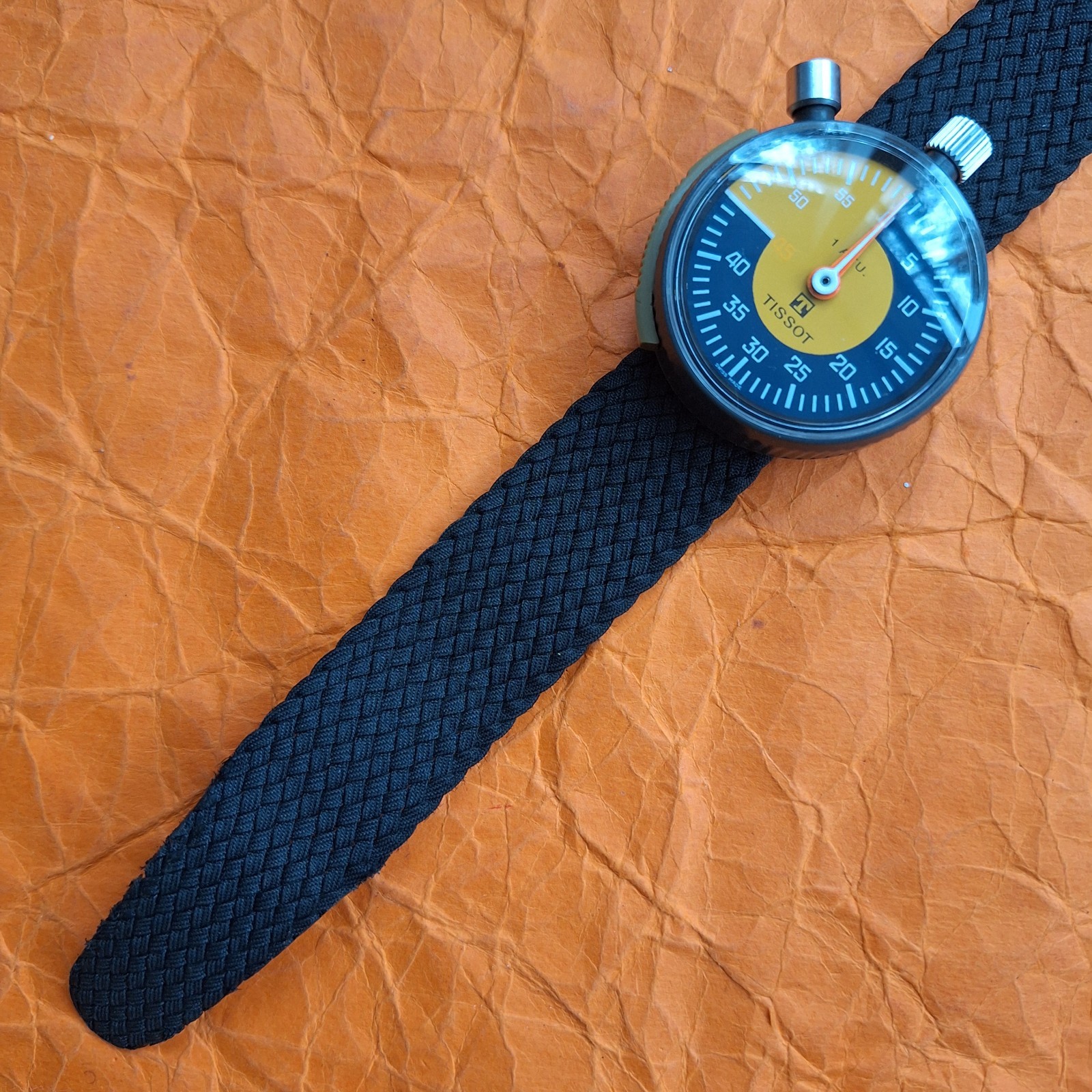 TISSOT 1979 FIFA REFEREE SOCCER STOPWATCH LEMANIA 7160