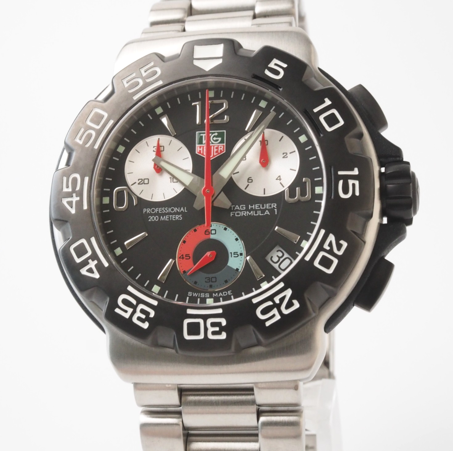 TAG HEUER Formula 1 CAC1110-0 Quartz Chronograph Black Dial Men’s 41 mm Watch
