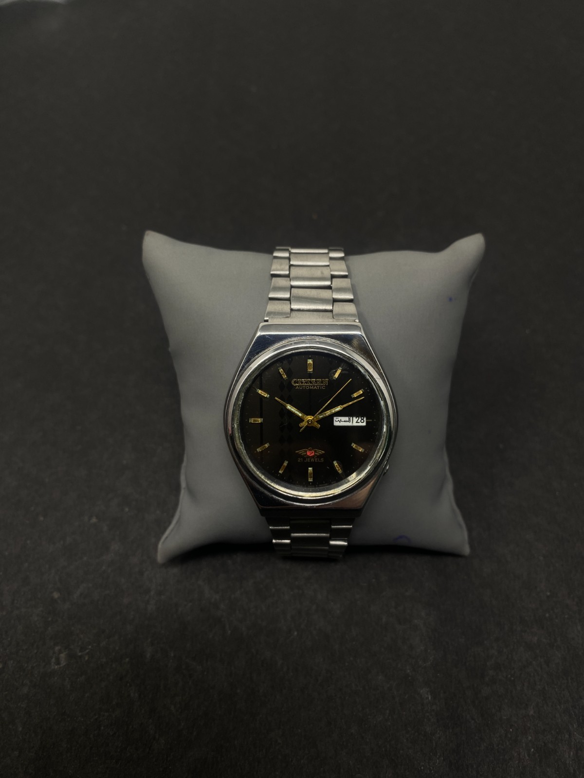 Vintage Citizen Automatic 8200A Japan Movement Day-Date Men’s Wrist Watch