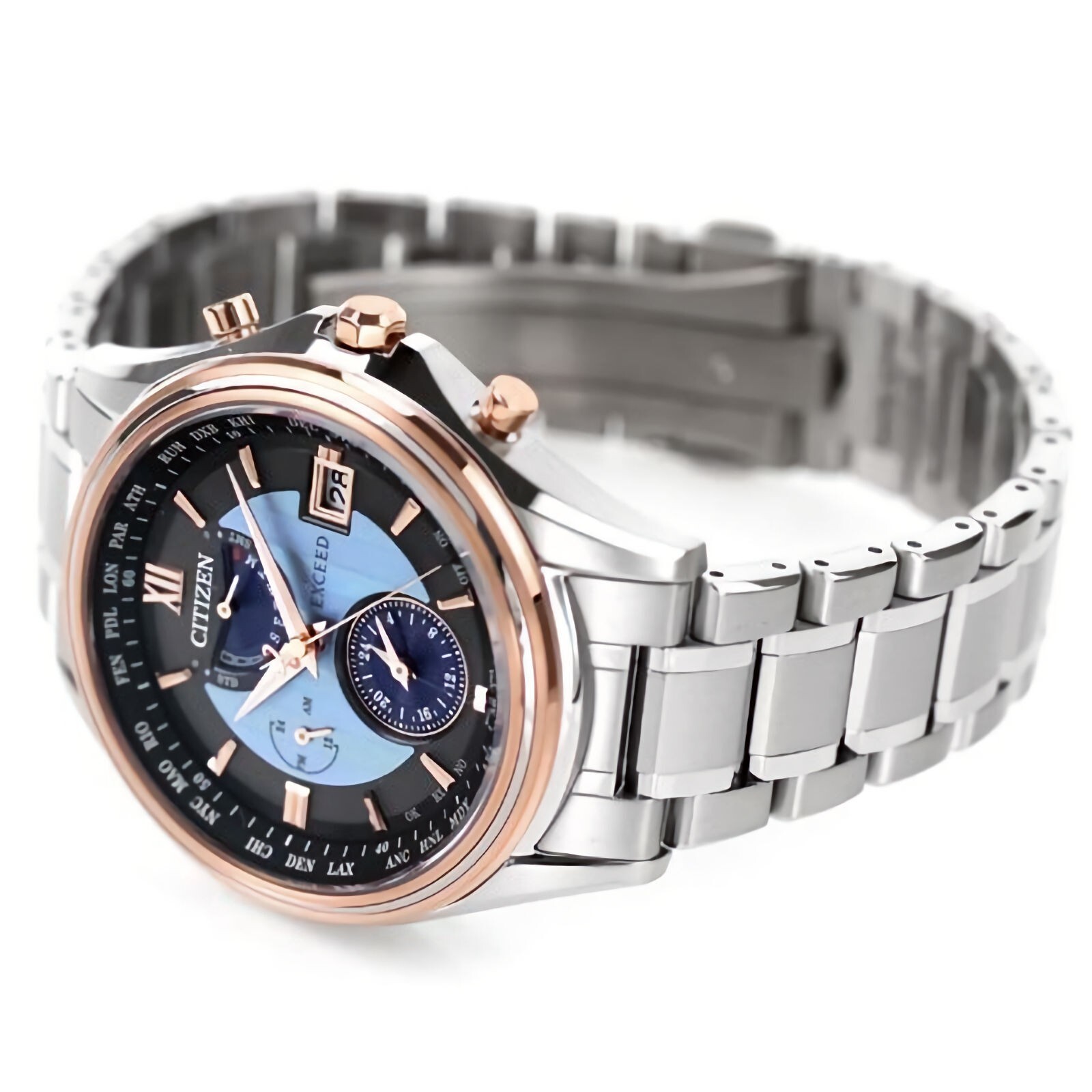 CITIZEN EXCEED AT9134-76F Photovoltaic Eco-Drive Titanium Watch Limited 300 pcs